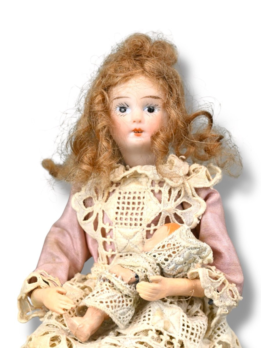 Automa di Madre Che Culla il Figlio - Germania Inizio XX Secolo-photo-2